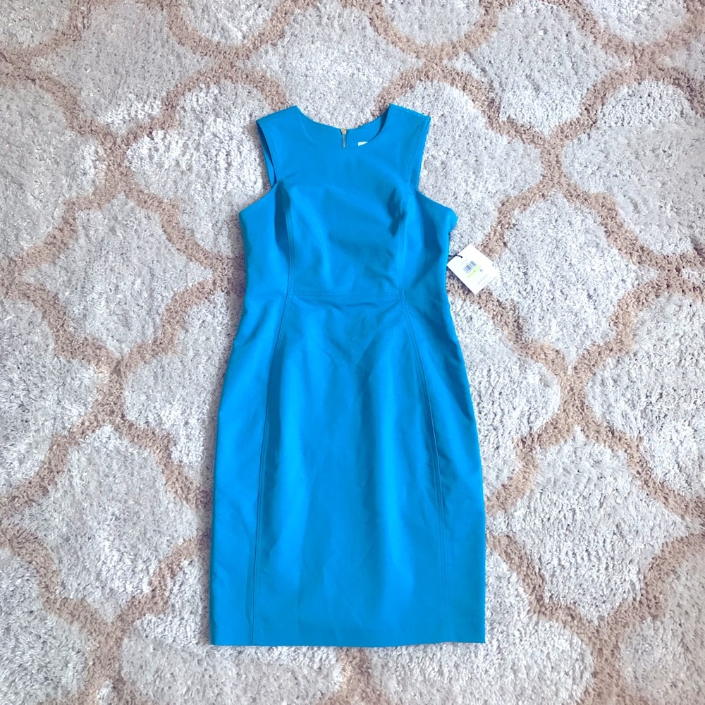 Calvin Klein blue dress NWT